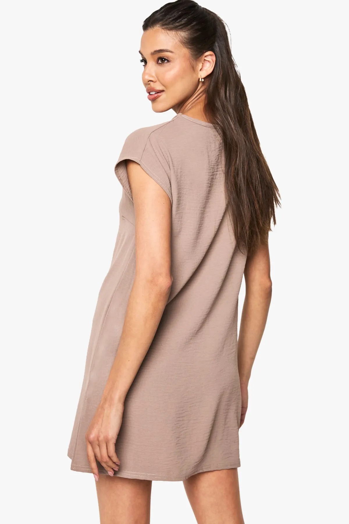 boohoo Mini robe asymétrique à garniture dorée<Femme Robes De Soirée|Toutes Les Robes