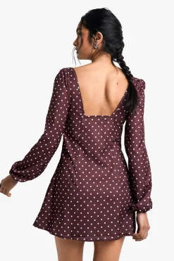 Mini Robe de la Laitière à Pois