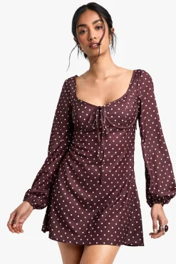 Mini Robe de la Laitière à Pois