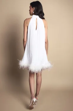 Coast Mini Robe De Poule À Sequins Avec Ourlet En Plumes<Femme Toutes Les Robes|Robes
