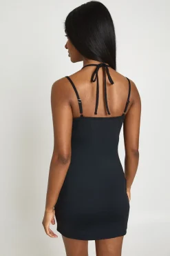 Mini Robe Dos Nu À Détail Dentelle