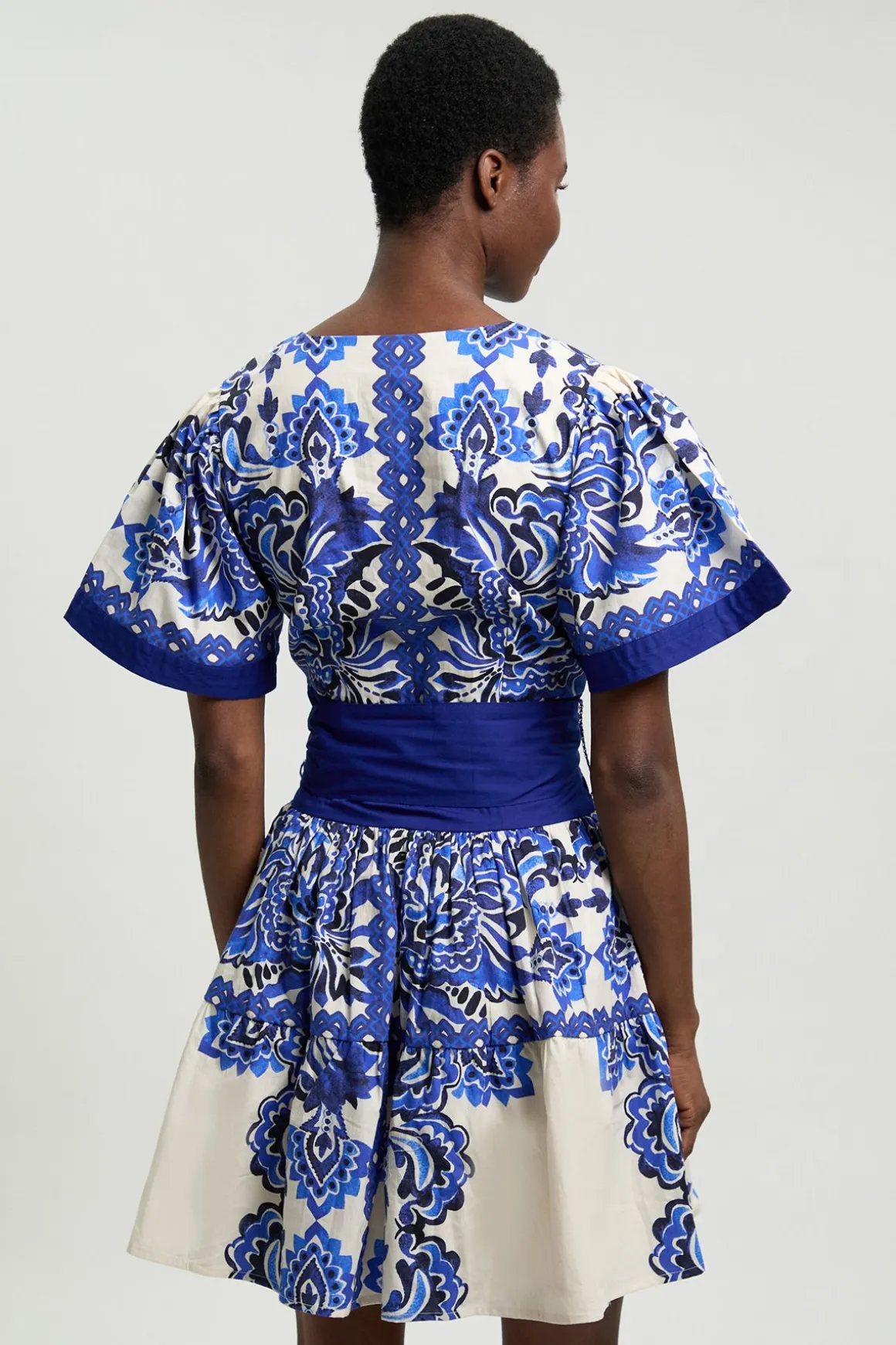 Mini Robe En Popeline De Coton À Imprimé Carreaux Petite