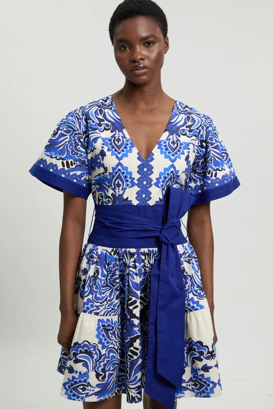 Mini Robe En Popeline De Coton À Imprimé Carreaux Petite