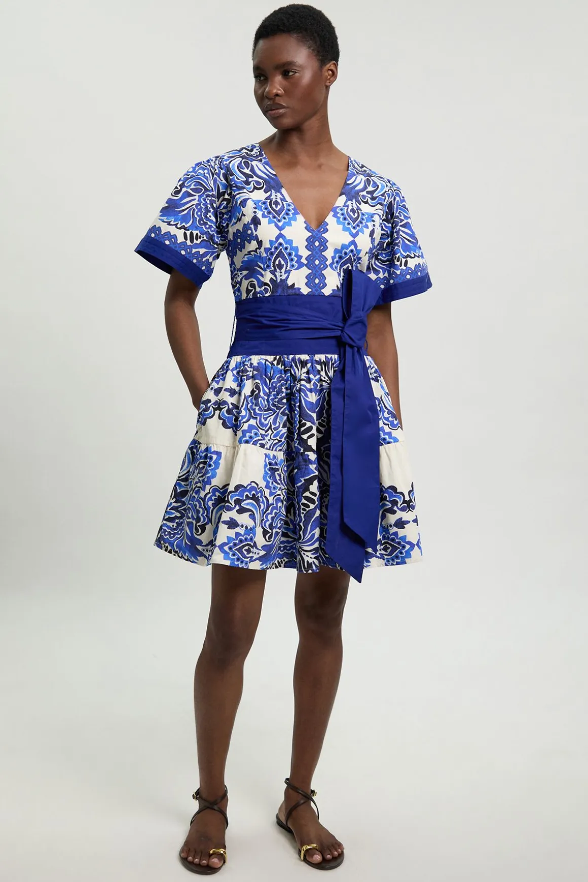 Mini Robe En Popeline De Coton À Imprimé Carreaux Petite