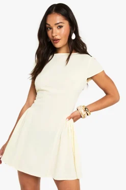 Mini-robe à jupe texturée et volumineuse pour les petites