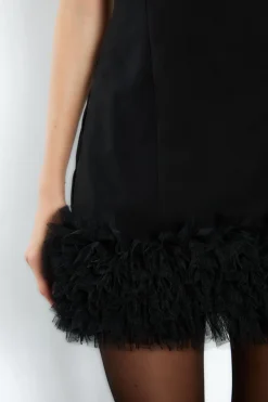 Mini robe à ourlet à volants