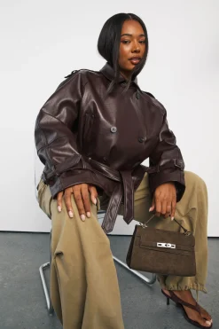 Mini Sac En Synthétique Avec Détail Boucle À Sangle