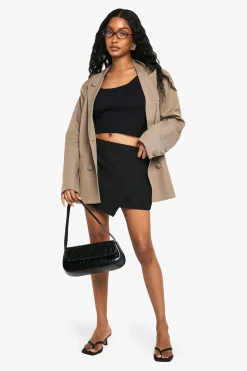 Mini-skort asymétrique