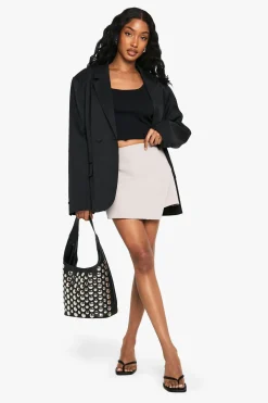 boohoo Mini-skort asymétrique<Femme Shorts