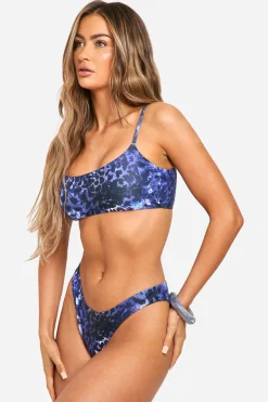 Mix & Match Short de Bikini Léopard