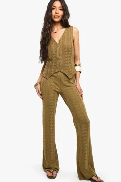 Mélange et assortis : Pantalon en crochet texturé à motifs