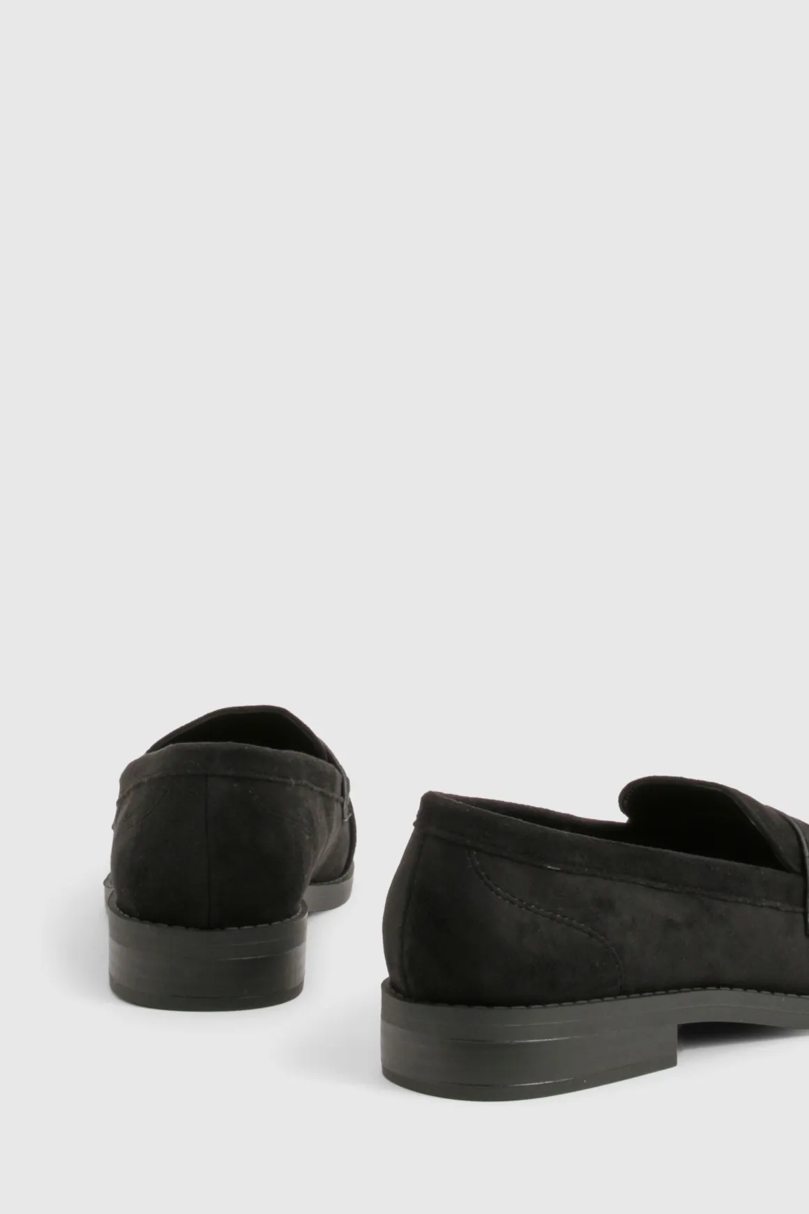 Mocassins basiques froncés en synthétique