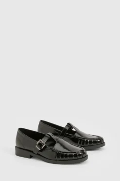 boohoo Mocassins à bride T avec détails froncés< Mocassins|Mocassins