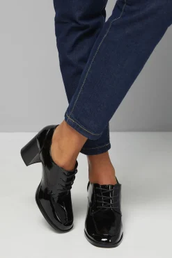 Wallis Mocassins Dante à Lacets et Talon Bloc Haut< Escarpins|Chaussures À Talons