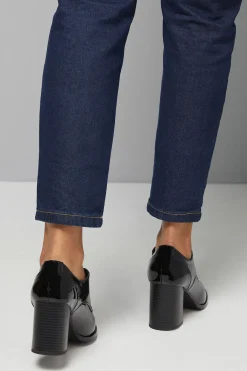 Wallis Mocassins Dante à Lacets et Talon Bloc Haut< Escarpins|Chaussures À Talons