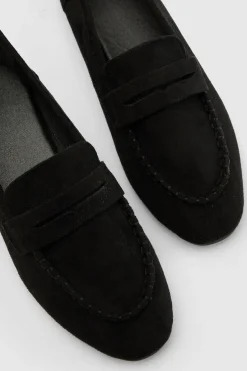 Mocassins À Détail De Surpiqûre Coupe Large