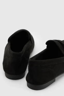 Mocassins À Détail De Surpiqûre Coupe Large