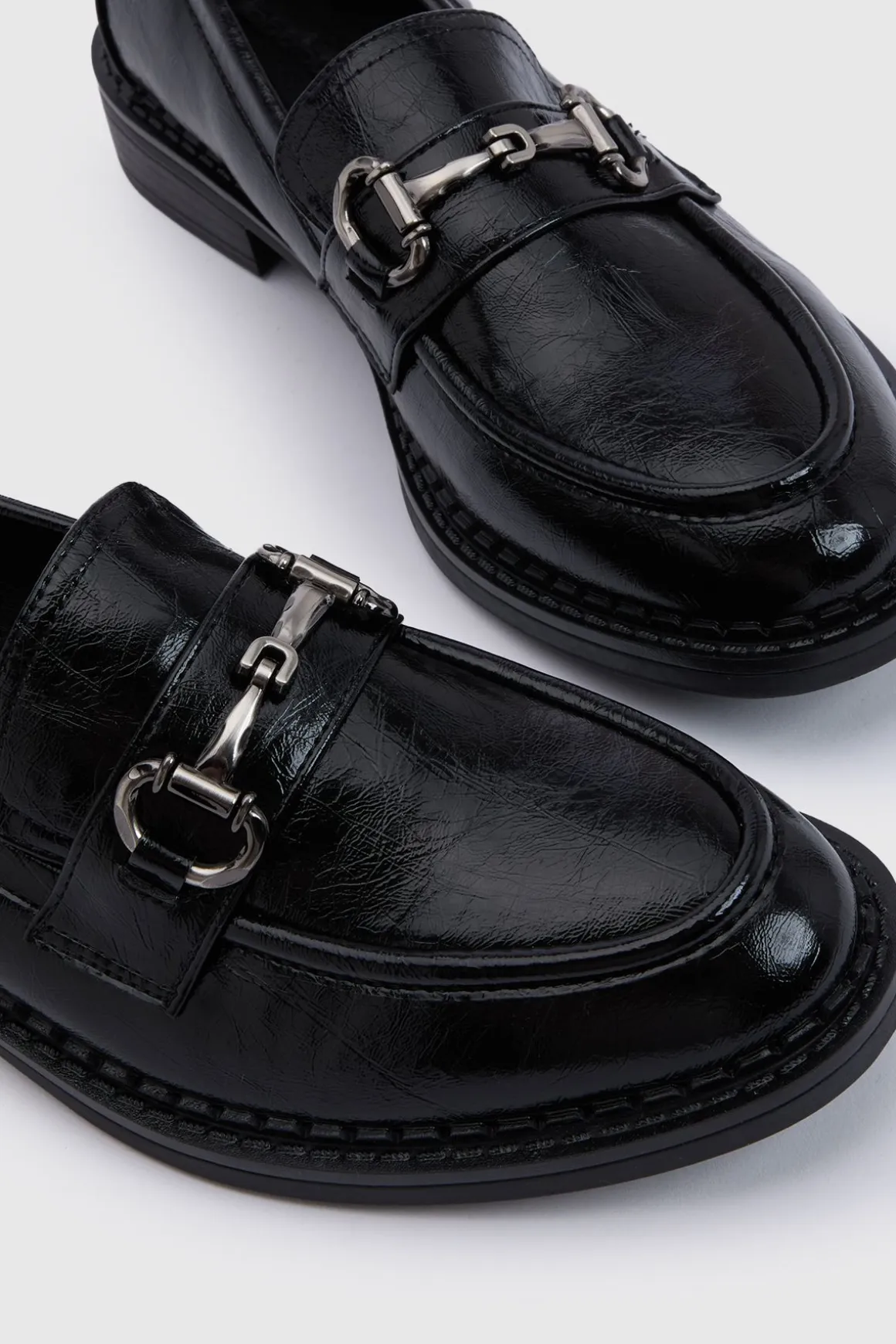 Mocassins À Détail Garniture