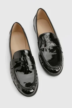 Mocassins à détails froncés