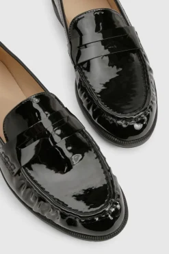 Mocassins à détails froncés