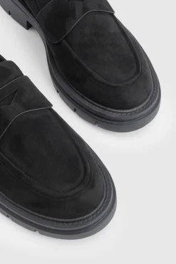 Mocassins à Détails Panneaux Épais en synthétique