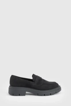 Mocassins à Détails Panneaux Épais en synthétique