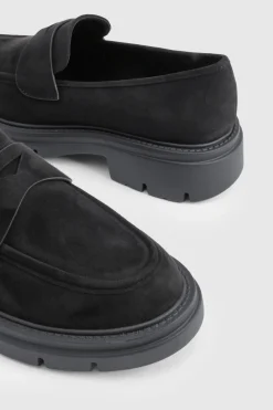Mocassins à Détails Panneaux Épais en synthétique