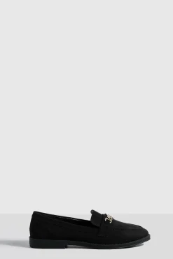 boohoo Mocassins En Synthétique Avec Chaîne Décorative< Mocassins|Mocassins
