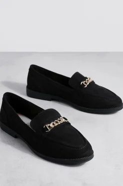 boohoo Mocassins En Synthétique Avec Chaîne Décorative< Mocassins|Mocassins