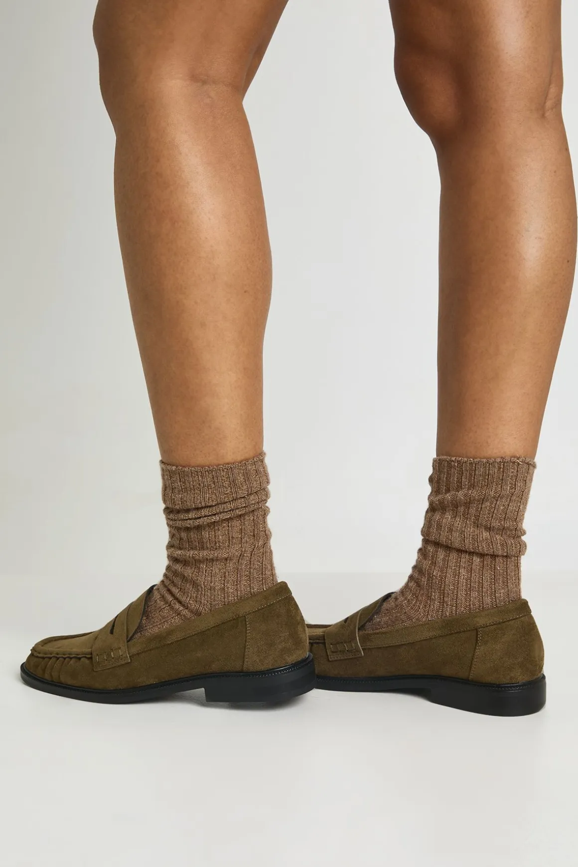 Mocassins Froncés En Synthétique
