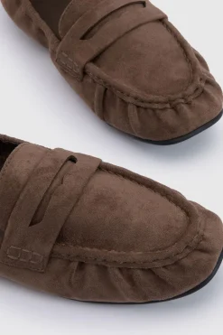 boohoo Mocassins Froncés En Synthétique< Chaussures De Bureau|Looks De Rentrée
