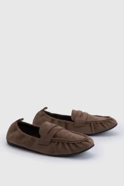 boohoo Mocassins Froncés En Synthétique< Chaussures De Bureau|Looks De Rentrée