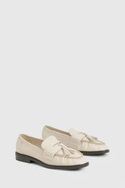 Mocassins froncés à pompons
