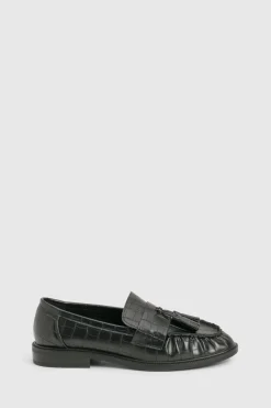 boohoo Mocassins à glands froncés< Chaussures De Bureau|Looks Preppy