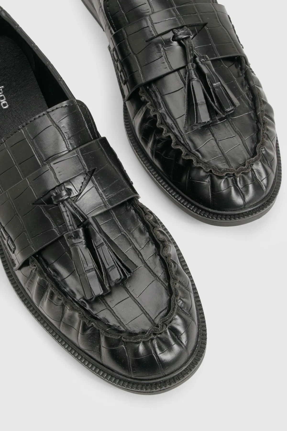 boohoo Mocassins à glands froncés< Chaussures De Bureau|Looks Preppy