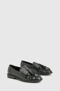 boohoo Mocassins à glands froncés< Chaussures De Bureau|Looks Preppy