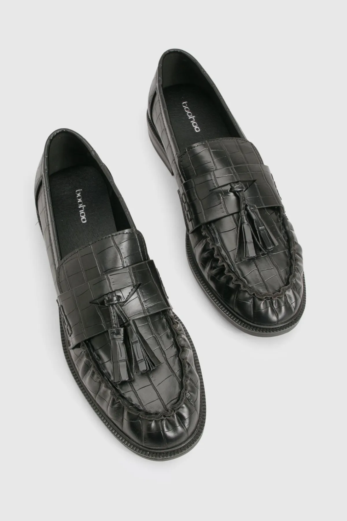 boohoo Mocassins à glands froncés< Chaussures De Bureau|Looks Preppy