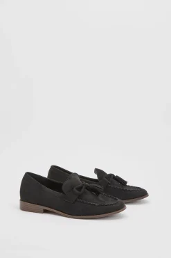 Mocassins Laptice En Synthétique Avec Détail Nœud