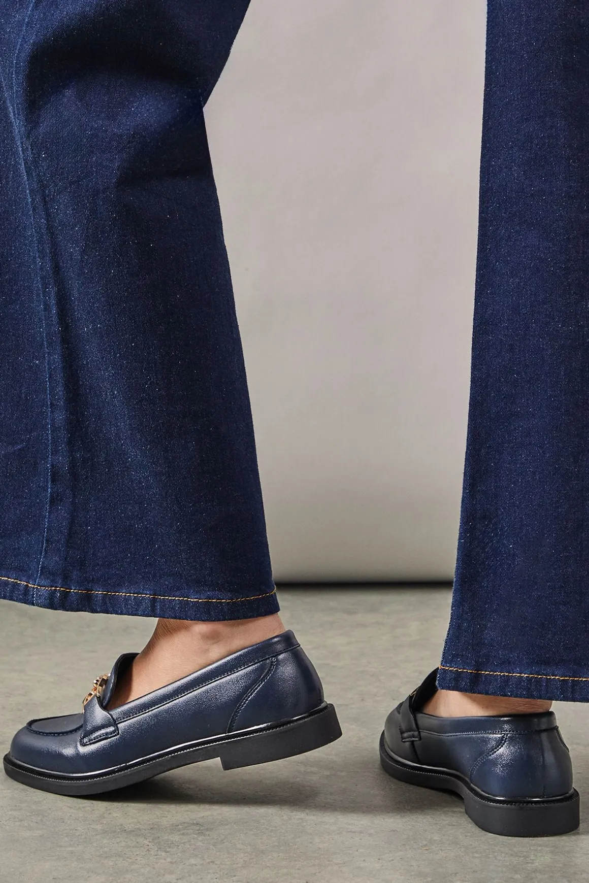 Mocassins Élégants Lineka en synthétique avec Mors Métallique