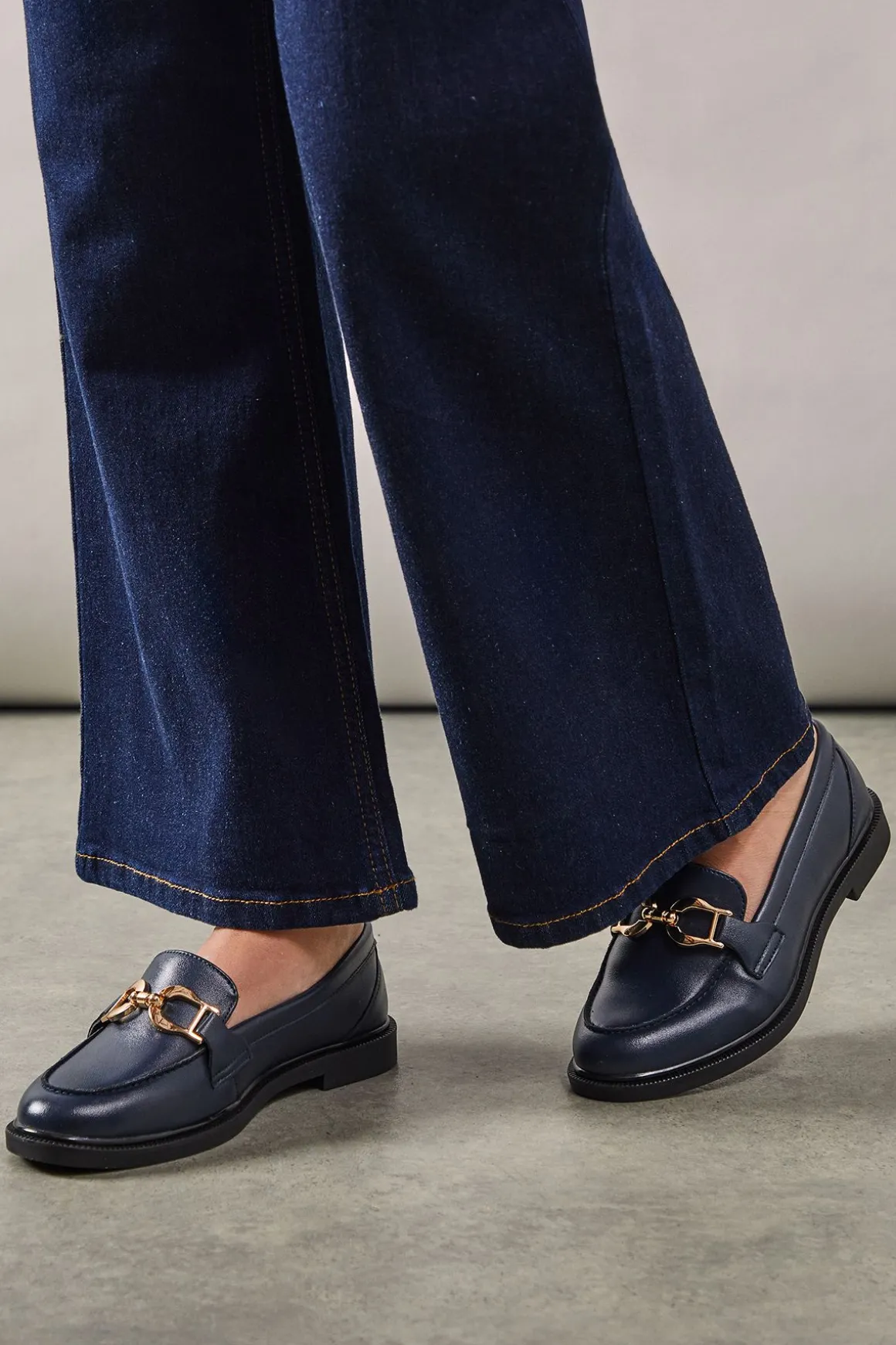 Mocassins Élégants Lineka en synthétique avec Mors Métallique