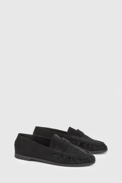 Mocassins Olivia En Synthétique Avec Détail Froncé
