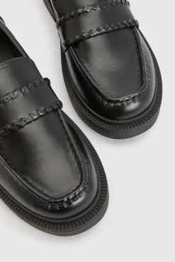 boohoo Mocassins Épais À Détail Surjet< Mocassins|Chaussures Plates