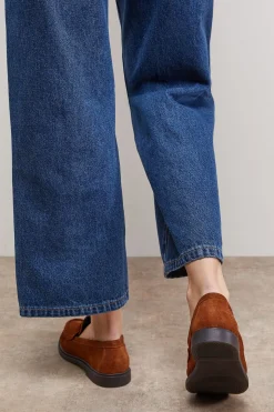 Mocassins à Penny Beth en Daim Style Grandad