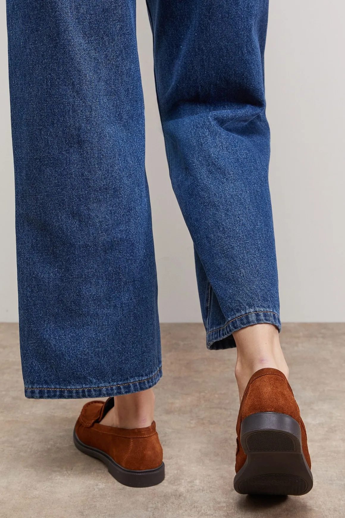 Mocassins à Penny Beth en Daim Style Grandad