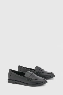 boohoo Mocassins Plats Basiques<Femme Chaussures De Bureau|Basiques