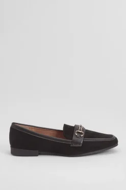 Wallis Mocassins Plats Erin En Synthétique Avec Détail Mors< Mocassins|Chaussures Plates