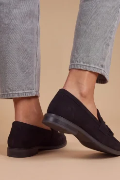 Mocassins Riley En Synthétique Avec Détail Pompon