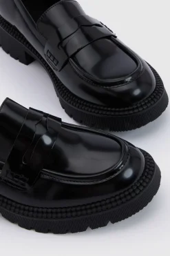 Mocassins À Semelle Épaisse Coupe Large