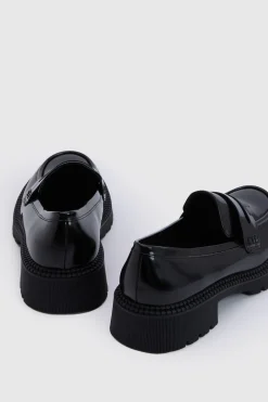 Mocassins À Semelle Épaisse Coupe Large