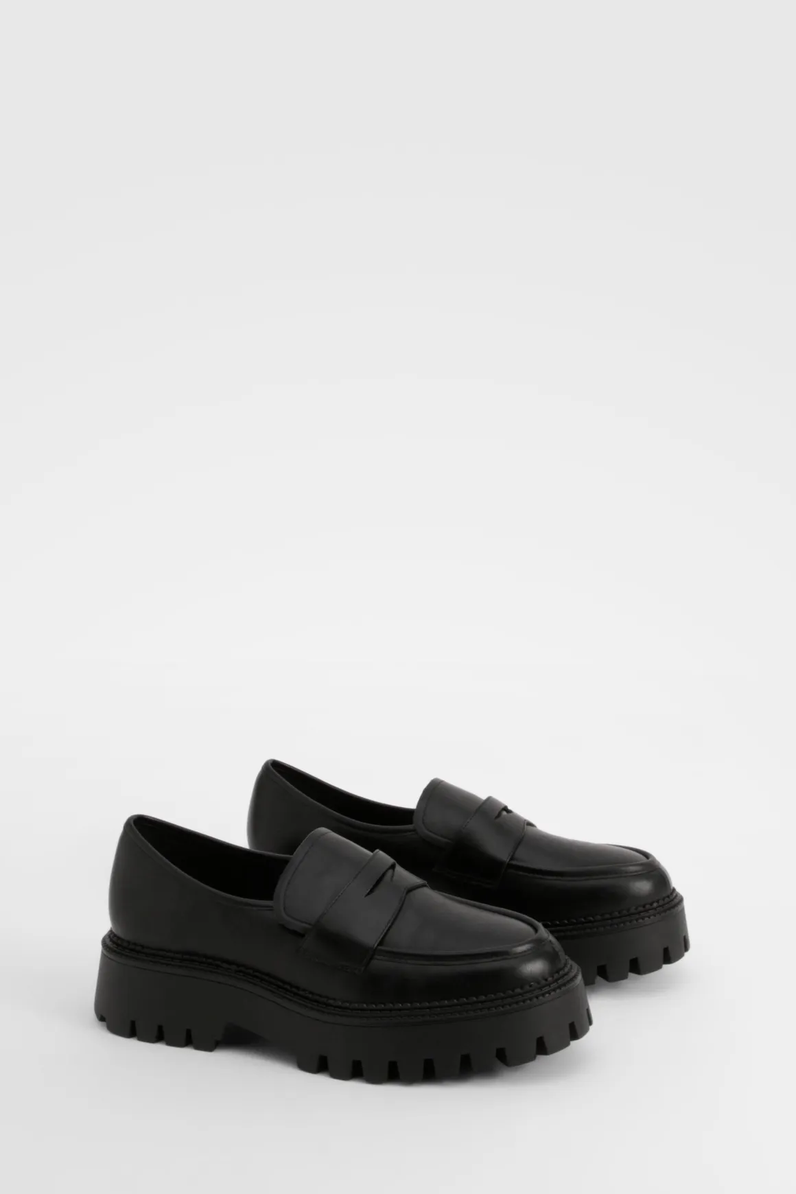 Mocassins À Semelle Épaisse Coupe Large